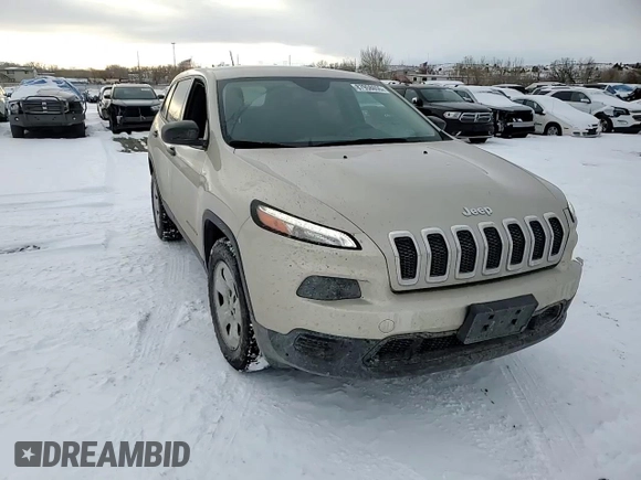 2015 Jeep Cherokee Sport with VIN 1C4PJMAB9FW575271, listed as a Copart auction lot 87958655 with 32,219 mi miles and Salvage Title. Bid and sale history available at carsss.com. Image 12.