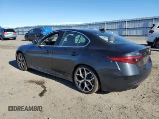 2019 Alfa Romeo Giulia with VIN ZARFANAN6K7605588, listed as a Copart auction lot 37003413 with 51,843 mi miles. Bid and sale history available at carsss.com. Image 2.