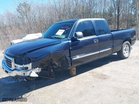 2006 GMC Sierra 1500 SLE1 with VIN 1GTEK19B66Z205370, listed as a IAAI auction lot 41650218 with 184,927 mi miles. Bid and sale history available at carsss.com. Image 2.