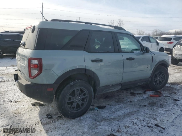 2024 Ford Bronco Sport Big Bend with VIN 3FMCR9B66RRE04602, listed as a Copart auction lot 45856685 with 0 mi miles and Salvage Title. Bid and sale history available at carsss.com. Image 3.