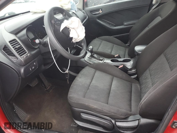 2016 Kia Forte LX with VIN KNAFK4A65G5567197, listed as a Copart auction lot 78432243 with 86,675 mi miles and Salvage Title. Bid and sale history available at carsss.com. Image 7.