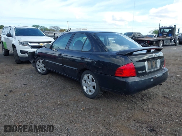 2006 Nissan Sentra S with VIN 3N1CB51D96L643726, listed as a IAAI auction lot 41809427 with 156,837 mi miles and . Bid and sale history available at DreamBid. Image 3.