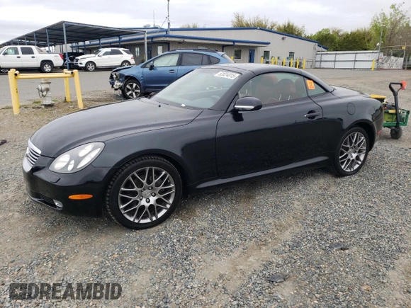 2005 Lexus SC 430 z VIN JTHFN48Y650061629, wystawiony jako Copart lot #52024015 z przebiegiem 121 450 mil mil oraz Szkoda całkowita • Salvage title. Historia ofert i sprzedaży dostępna na DreamBid. Obrazek 1.