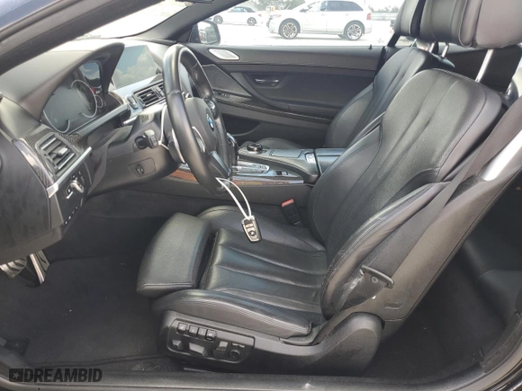 2018 BMW 6 Series 650i with VIN WBA6F5C5XJD997058, listed as a Copart auction lot 70083514 with 0 mi miles and Salvage Title. Bid and sale history available at carsss.com. Image 7.