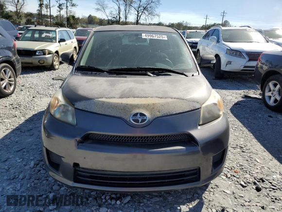 2008 Scion xD with VIN JTKKU10498J009090, listed as a Copart auction lot 49967525 with 302,583 mi miles and Clean Title. Bid and sale history available at carsss.com. Image 5.