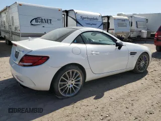 2017 Mercedes-Benz SLC 43 AMG z VIN WDDPK6GA7HF130995, wystawiony jako Copart lot #48317285 z przebiegiem 65 707 mil mil oraz Szkoda całkowita • Salvage title. Historia ofert i sprzedaży dostępna na DreamBid. Obrazek 3.