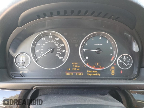 2011 BMW 5 Series 535i xDrive with VIN WBAFU7C55BC779358, listed as a Copart auction lot 55863655 with 183,419 mi miles and Clean Title. Bid and sale history available at DreamBid. Image 10.