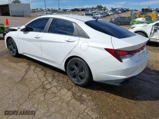 2021 Hyundai Elantra SEL with VIN 5NPLM4AG1MH025762, listed as a IAAI auction lot 41833705 with 54,077 mi miles. Bid and sale history available at carsss.com. Image 3.