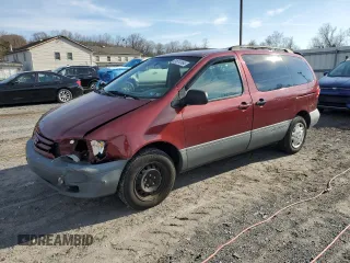 2002 Toyota Sienna LE with VIN 4T3ZF13C62U503242, listed as a Copart auction lot 81614164 with 126,234 mi miles and Salvage Title. Bid and sale history available at carsss.com. Image 1.