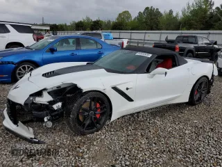 2014 Chevrolet Corvette 3LT with VIN 1G1YF3D73E5117228, listed as a Copart auction lot 52033435 with 47,587 mi miles and Salvage title. Bid and sale history available at DreamBid. Image 1.