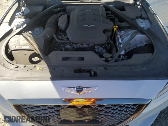 2019 Genesis G80 3.8L with VIN KMTFN4JE6KU313290, listed as a Copart auction lot 50179045 with 41,648 mi miles and Salvage title. Bid and sale history available at DreamBid. Image 11.