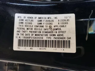 2012 Acura TL Tech Auto with VIN 19UUA9F51CA004208, listed as a Copart auction lot 84816454 with 116,040 mi miles and Salvage Title. Bid and sale history available at carsss.com. Image 13.