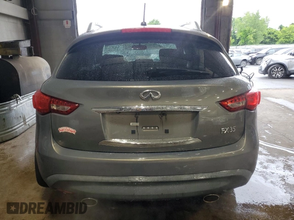 2009 Infiniti FX with VIN JNRAS18W99M156816, listed as a Copart auction lot 57883055 with 165,808 mi miles and Salvage title. Bid and sale history available at DreamBid. Image 6.