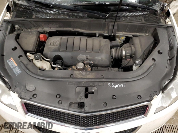 2011 Chevrolet Traverse 1LT with VIN 1GNKVGED9BJ285557, listed as a Copart auction lot 87309424 with 161,068 mi miles and Non Repairable. Bid and sale history available at DreamBid. Image 12.