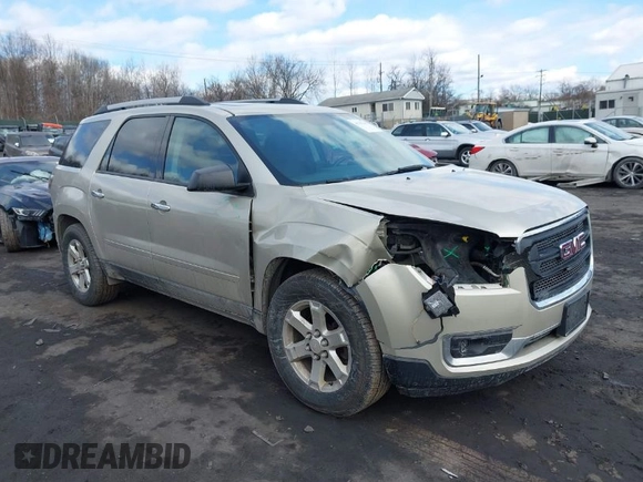 2015 GMC Acadia SLE with VIN 1GKKVPKD1FJ250809, listed as a IAAI auction lot 41703243 with 131,830 mi miles. Bid and sale history available at carsss.com. Image 1.