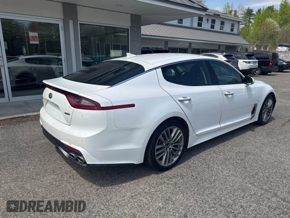2018 Kia Stinger with VIN KNAE15LA7J6031245, listed as a IAAI auction lot 42196112 with 144,020 mi miles and . Bid and sale history available at DreamBid. Image 4.