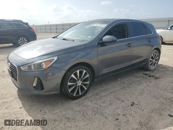 2018 Hyundai Elantra GT with VIN KMHH35LE0JU014596, listed as a Copart auction lot 65122474 with 0 mi miles and Salvage Title. Bid and sale history available at carsss.com. Image 1.