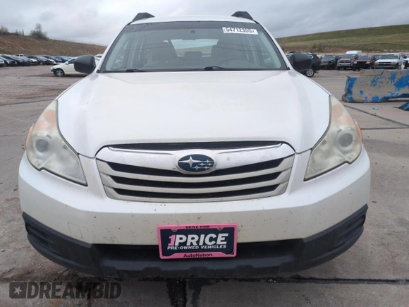 2011 Subaru Outback 2.5i z VIN 4S4BRCAC8B3443180, wystawiony jako Copart lot #54712355 z przebiegiem 160 567 mil mil oraz Tytuł czysty. Historia ofert i sprzedaży dostępna na DreamBid. Obrazek 5.