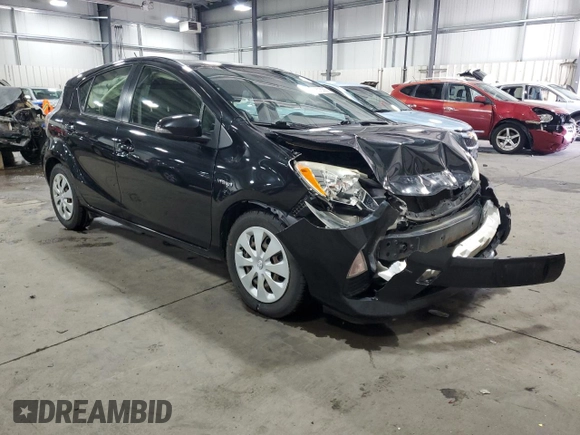 2012 Toyota Prius One with VIN JTDKDTB32C1525842, listed as a Copart auction lot 50575365 with 124,110 mi miles and Salvage Title. Bid and sale history available at DreamBid. Image 4.