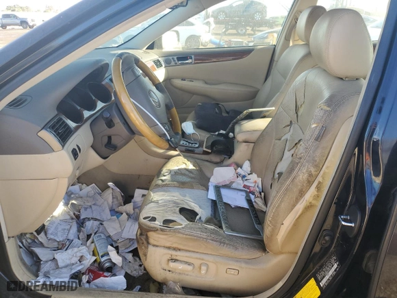 2005 Lexus ES 330 with VIN JTHBA30G655063133, listed as a Copart auction lot 77601574 with 0 mi miles and Salvage Title. Bid and sale history available at carsss.com. Image 7.
