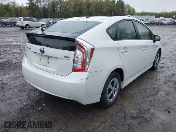 2012 Toyota Prius One with VIN JTDKN3DU1C5387772, listed as a IAAI auction lot 42176895 with 119,283 mi miles and . Bid and sale history available at DreamBid. Image 4.