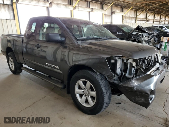 2008 Nissan Titan SE with VIN 1N6AA06A78N340033, listed as a Copart auction lot 52544495 with 134,254 mi miles and Salvage Title. Bid and sale history available at carsss.com. Image 4.