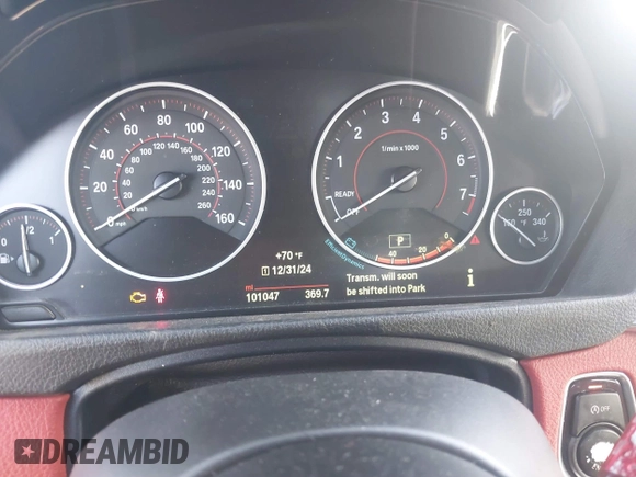 2015 BMW 4 Series 435i with VIN WBA4B1C59FD955497, listed as a IAAI auction lot 41174096 with 101,047 mi miles and . Bid and sale history available at carsss.com. Image 15.