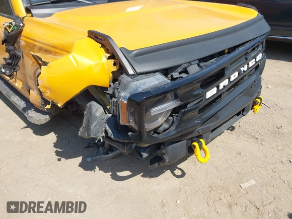 2021 Ford Bronco with VIN 1FMDE5BH7MLA95966, listed as a IAAI auction lot 39078717 with 44,858 mi miles and . Bid and sale history available at DreamBid. Image 20.