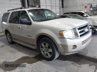 2008 Ford Expedition Eddie Bauer z VIN 1FMFU17508LA23323, wystawiony jako IAAI lot #42250870 z przebiegiem 290 841 mil mil oraz . Historia ofert i sprzedaży dostępna na DreamBid. Obrazek 1.