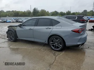 2024 Acura TLX w/A-Spec Package with VIN 19UUB6F5XRA001862, listed as a Copart auction lot 70484204 with 1,400 mi miles and Salvage Title. Bid and sale history available at carsss.com. Image 2.