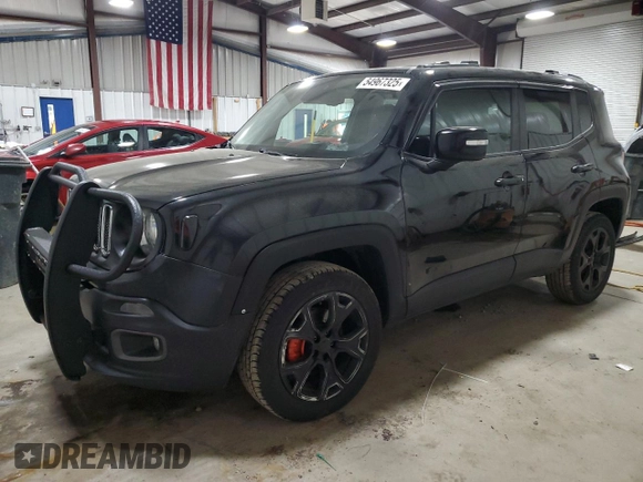 2015 Jeep Renegade Limited with VIN ZACCJBDT0FPB73016, listed as a Copart auction lot 54967325 with 194,221 mi miles and Clean Title. Bid and sale history available at DreamBid. Image 1.