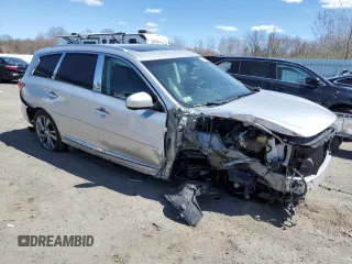 2015 Infiniti QX60 with VIN 5N1AL0MM1FC504133, listed as a Copart auction lot 53159465 with 83,556 mi miles and Clean Title. Bid and sale history available at carsss.com. Image 4.