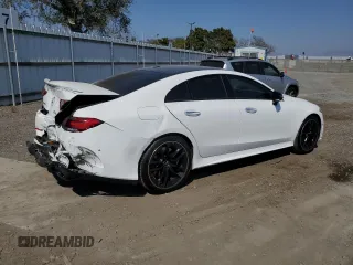 2021 Mercedes-Benz CLS with VIN W1K2J6BB1MA086755, listed as a Copart auction lot 57457204 with 32,495 mi miles and Salvage Title. Bid and sale history available at carsss.com. Image 3.
