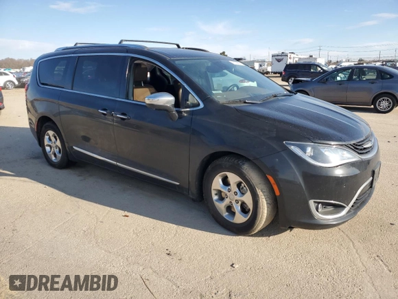 2018 Chrysler Pacifica Hybrid Limited with VIN 2C4RC1N7XJR230386, listed as a Copart auction lot 47252655 with 99,109 mi miles and Salvage title. Bid and sale history available at DreamBid. Image 4.