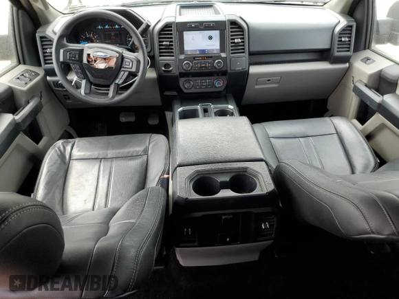 2020 Ford F-150 XL with VIN 1FTEW1CP6LFA93918, listed as a Copart auction lot 51951675 with 47,827 mi miles and Salvage Title. Bid and sale history available at carsss.com. Image 8.