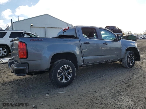 2022 Chevrolet Colorado 4WD Z71 with VIN 1GCGTDEN8N1173378, listed as a Copart auction lot 43769195 with 40,885 mi miles and Salvage Title. Bid and sale history available at carsss.com. Image 3.