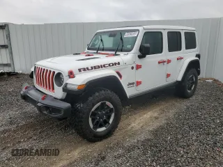 2021 Jeep Wrangler Unlimited Rubicon with VIN 1C4HJXFG9MW730828, listed as a Copart auction lot 45523055 with Not Provided miles and Clean Title. Bid and sale history available at DreamBid. Image 1.