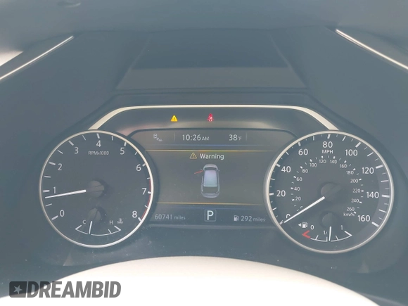 2018 Nissan Murano S z VIN 5N1AZ2MG4JN136385, wystawiony jako IAAI lot #41974283 z przebiegiem 60 741 mil mil oraz . Historia ofert i sprzedaży dostępna na DreamBid. Obrazek 7.