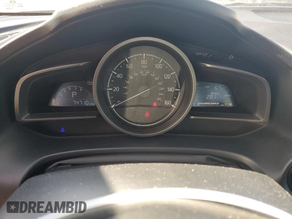 2018 Mazda 3 Touring with VIN 3MZBN1V33JM212311, listed as a Copart auction lot 48515465 with 74,710 mi miles and Salvage Title. Bid and sale history available at carsss.com. Image 9.