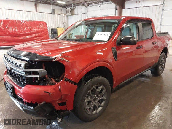 2023 Ford Maverick XL with VIN 3FTTW8F90PRA60130, listed as a IAAI auction lot 41912536 with 11,460 mi miles and . Bid and sale history available at DreamBid. Image 2.