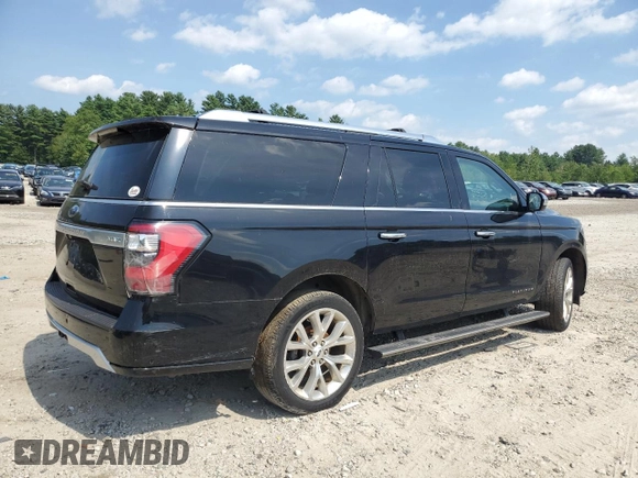 2018 Ford Expedition Max Platinum with VIN 1FMJK1MT8JEA54459, listed as a Copart auction lot 66247665 with 212,977 mi miles and Clean title. Bid and sale history available at DreamBid. Image 3.