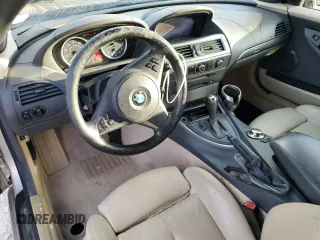2005 BMW 6 Series 645Ci with VIN WBAEK73415B325739, listed as a Copart auction lot 80505554 with 85,651 mi miles and Salvage Title. Bid and sale history available at carsss.com. Image 8.