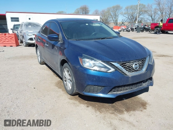 2019 Nissan Sentra SV with VIN 3N1AB7AP6KY248123, listed as a IAAI auction lot 42047404 with 44,940 mi miles and . Bid and sale history available at DreamBid. Image 1.