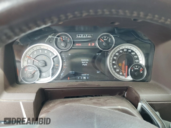 2015 Ram 2500 Laramie with VIN 3C6UR5NL4FG569422, listed as a Copart auction lot 62017655 with 100,400 mi miles and Salvage title. Bid and sale history available at DreamBid. Image 9.