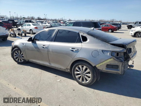 2016 Kia Optima EX with VIN 5XXGU4L38GG043445, listed as a Copart auction lot 47793705 with 128,047 mi miles and Salvage title. Bid and sale history available at DreamBid. Image 2.