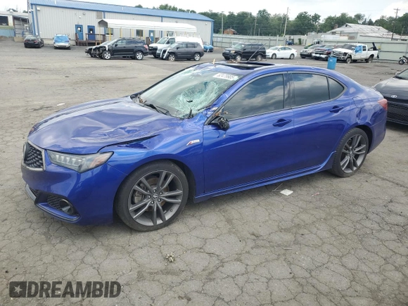 2019 Acura TLX w/A-Spec Pkg with VIN 19UUB3F69KA001543, listed as a Copart auction lot 62479905 with 132,651 mi miles and Salvage title. Bid and sale history available at DreamBid. Image 1.
