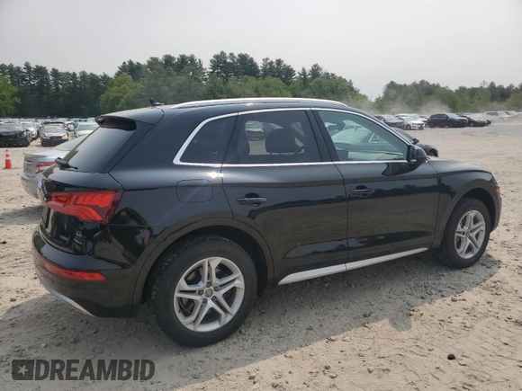 2019 Audi Q5 Premium with VIN WA1ANAFY2K2128783, listed as a Copart auction lot 59461185 with 49,020 mi miles and Salvage title. Bid and sale history available at DreamBid. Image 3.