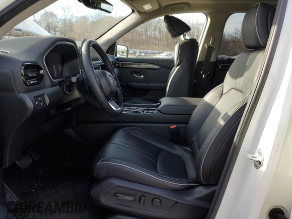 2025 Honda Pilot Elite with VIN 5FNYG1H86SB022085, listed as a Copart auction lot 83866204 with Not Provided miles and Salvage Title. Bid and sale history available at DreamBid. Image 7.