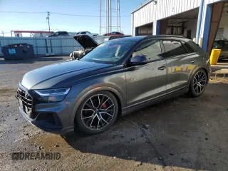 2019 Audi Q8 Premium Plus with VIN WA1EVAF1XKD023157, listed as a Copart auction lot 81583584 with 65,563 mi miles and Salvage Title. Bid and sale history available at carsss.com. Image 1.