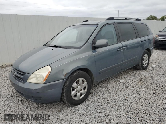 2008 Kia Sedona LX with VIN KNDMB233186254919, listed as a Copart auction lot 72688714 with 229,706 mi miles and Salvage Title. Bid and sale history available at carsss.com. Image 1.